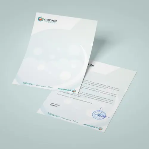 papel de carta mstock