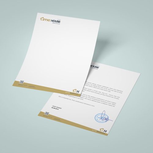 papel de carta time4house 2