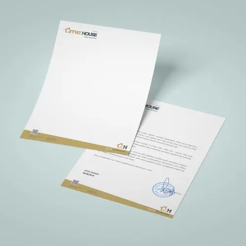 papel de carta time4house 2