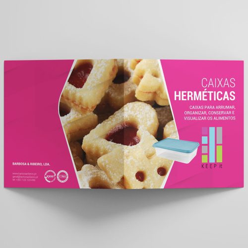 Design de folheto Keep it