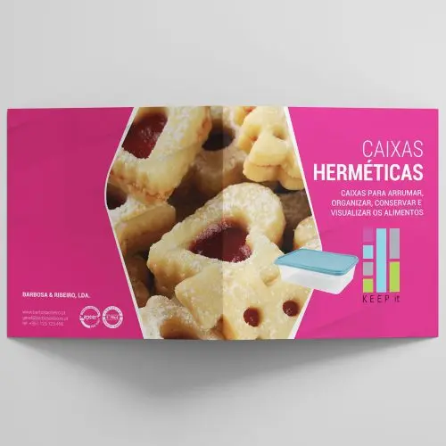 Design de folheto Keep it