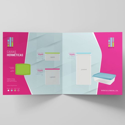 Design de folheto Keep it