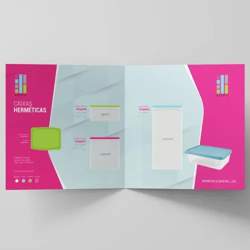 Design de folheto Keep it