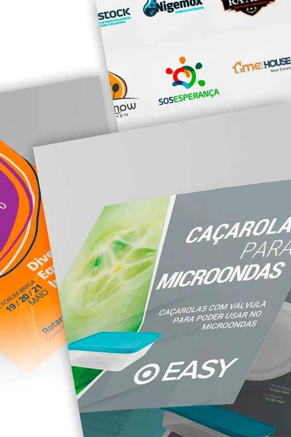 Design gráfico personalizado para identidade visual